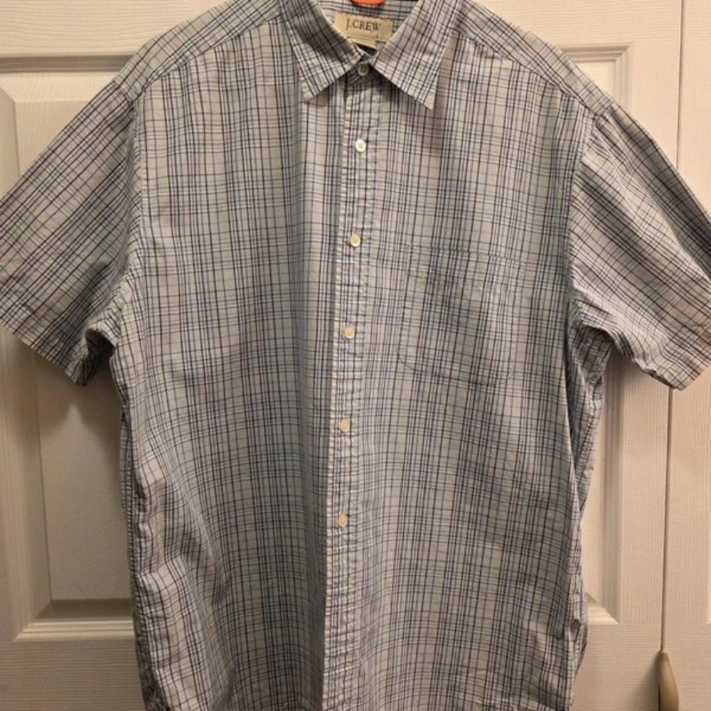 J. Crew Men's Plaid Button-Down Shirt